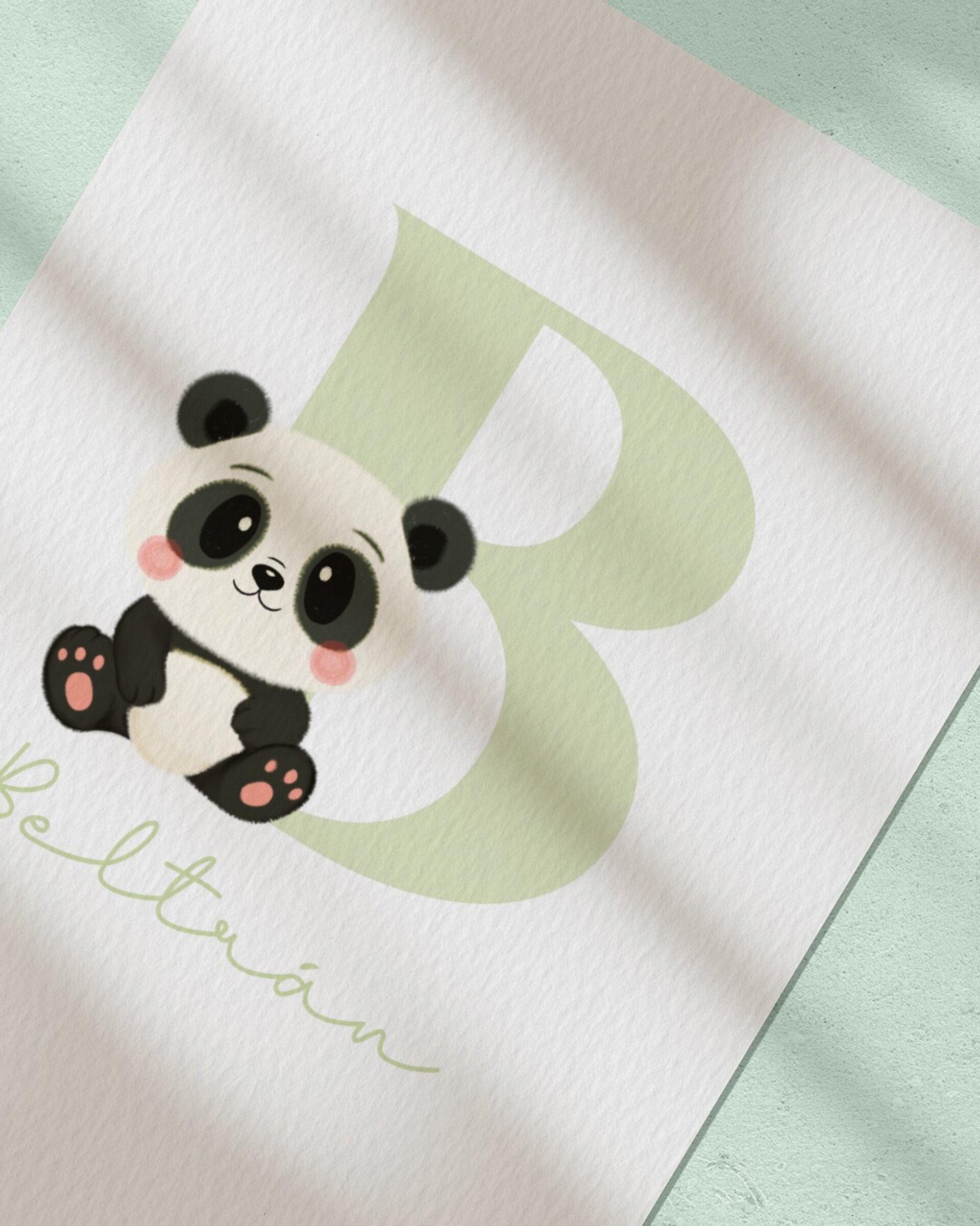 Lámina con nombre y animalito a elegir - 17