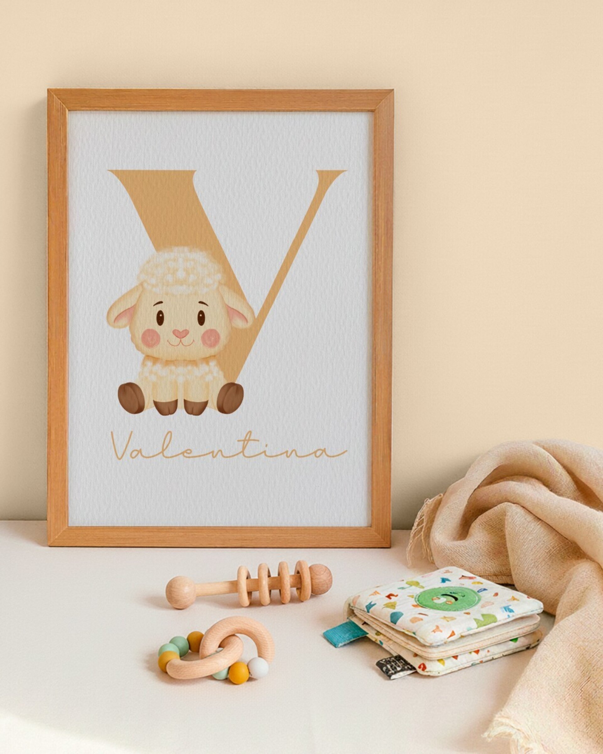 Lámina ovejita nombre a elegir - 2