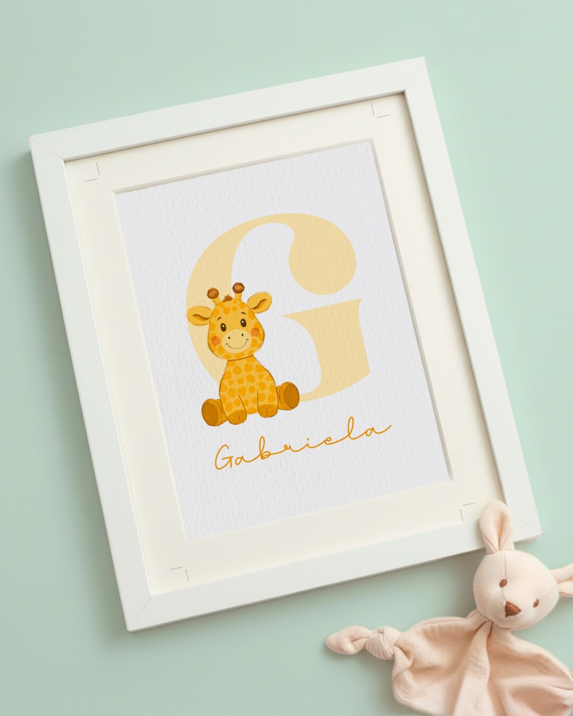 Lámina jirafa nombre a elegir - 2